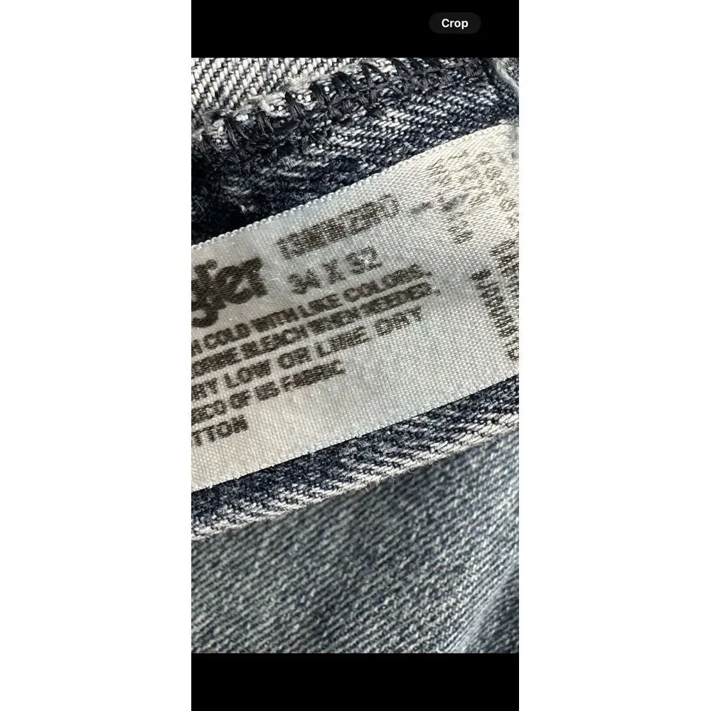 Vintage Wrangler Denim Pants Men's Light Blue Size ‎ (34 X 32)